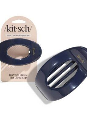 Kitsch Large Flat Cloud Hair Claw Clip - Blue Orchid